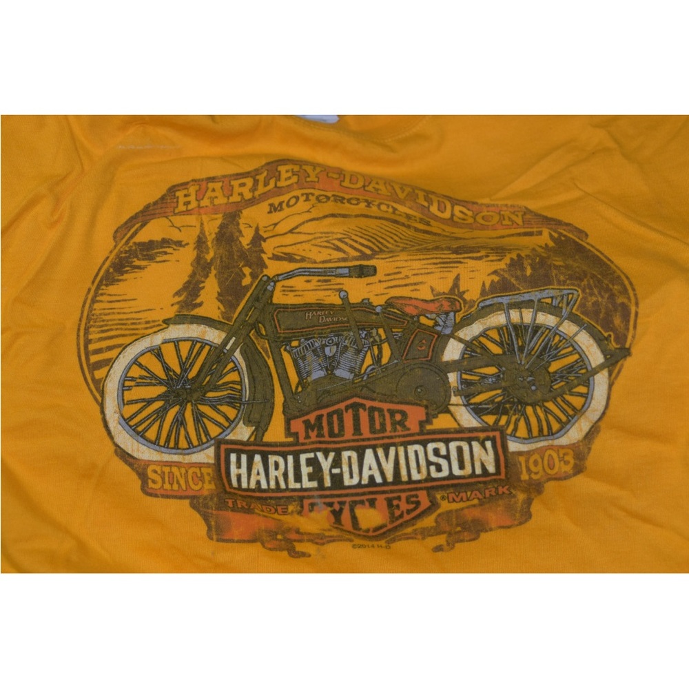 Kuwait Harley-Davidson Golden Motorcycle Tee - Picture 2 of 3